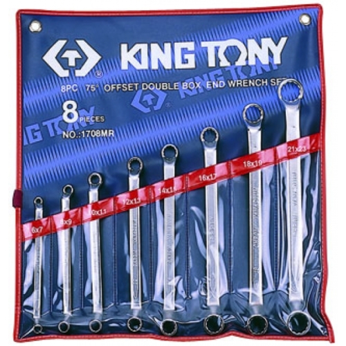 KING TONY Csillagkulcs készlet, 6-23 mm, 8 részes 1708MR