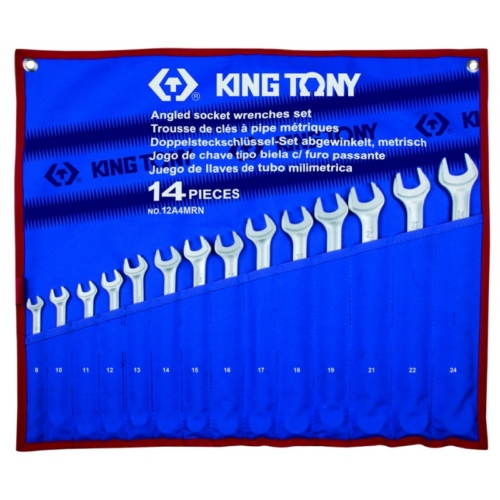 KING-TONY-Ultra-könnyű-csillag-villáskulcs-készlet-8-24-mm-14-részes-12A4MRN
