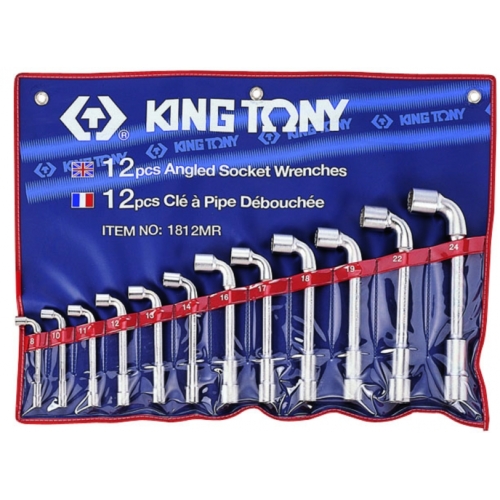 KING-TONY-Pipa-kulcs-készlet-6-lapú-12-szögű-12-részes-1812MR